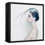 The Lady and the Hummer-Haute Couture-Framed Stretched Canvas