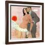 The Lady and the Landlord - Saturday Evening Post "Leading Ladies", June 1, 1957 pg.21-Coby Whitmore-Framed Giclee Print