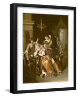 The Lady and the Trumpeter-Jan Verkolje-Framed Giclee Print