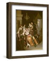 The Lady and the Trumpeter-Jan Verkolje-Framed Giclee Print