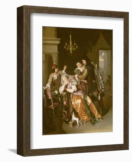 The Lady and the Trumpeter-Jan Verkolje-Framed Giclee Print