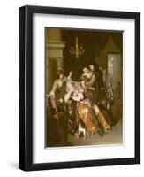 The Lady and the Trumpeter-Jan Verkolje-Framed Giclee Print