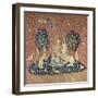 The Lady and the Unicorn, Sight, Between 1484 and 1500-null-Framed Giclee Print