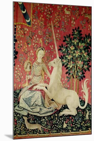 The Lady and the Unicorn: "Sight"-null-Mounted Giclee Print