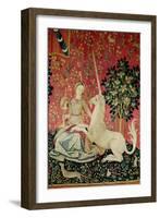 The Lady and the Unicorn: "Sight"-null-Framed Giclee Print