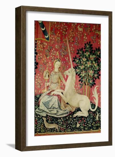 The Lady and the Unicorn: "Sight"-null-Framed Giclee Print