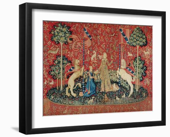 The Lady and the Unicorn: "Taste"-null-Framed Giclee Print