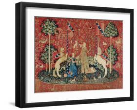 The Lady and the Unicorn: "Taste"-null-Framed Giclee Print