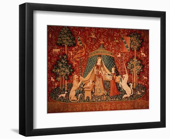 The Lady and the Unicorn: "To My Only Desire"-null-Framed Giclee Print