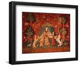 The Lady and the Unicorn: "To My Only Desire"-null-Framed Giclee Print