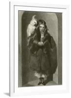 The Lady Blanche Egerton-Edwin Henry Landseer-Framed Giclee Print