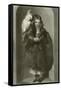 The Lady Blanche Egerton-Edwin Henry Landseer-Framed Stretched Canvas
