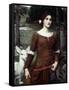 The Lady Clare, 1900-John William Waterhouse-Framed Stretched Canvas