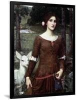 The Lady Clare, 1900-John William Waterhouse-Framed Giclee Print