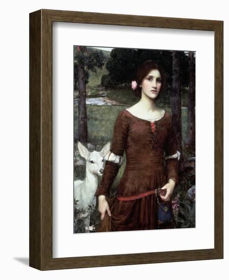 The Lady Clare, 1900-John William Waterhouse-Framed Giclee Print