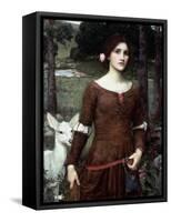 The Lady Clare, 1900-John William Waterhouse-Framed Stretched Canvas