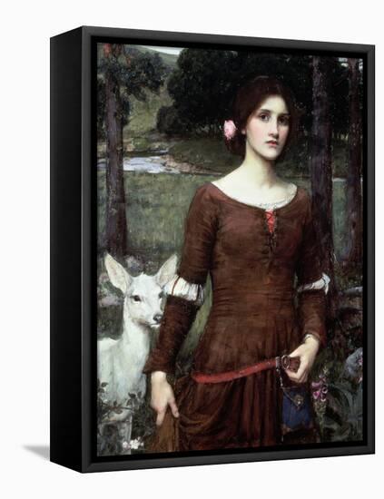 The Lady Clare, 1900-John William Waterhouse-Framed Stretched Canvas