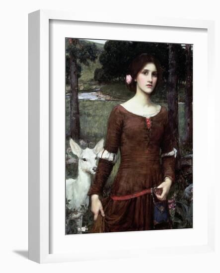 The Lady Clare, 1900-John William Waterhouse-Framed Giclee Print