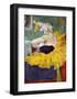 The Lady Clown Cha-U-Kao-Henri de Toulouse-Lautrec-Framed Giclee Print