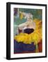 The Lady Clown Cha-U-Kao-Henri de Toulouse-Lautrec-Framed Giclee Print