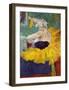 The Lady Clown Cha-U-Kao-Henri de Toulouse-Lautrec-Framed Giclee Print