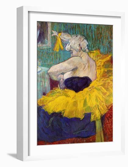 The Lady Clown Cha-U-Kao-Henri de Toulouse-Lautrec-Framed Giclee Print