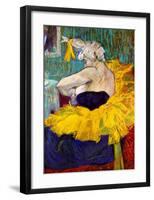 The Lady Clown Cha-U-Kao-Henri de Toulouse-Lautrec-Framed Giclee Print