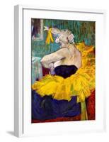 The Lady Clown Cha-U-Kao-Henri de Toulouse-Lautrec-Framed Giclee Print