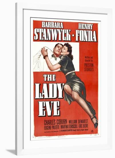 The Lady Eve, Henry Fonda, Barbara Stanwyck, 1941-null-Framed Art Print