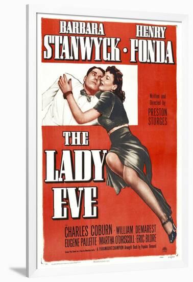 The Lady Eve, Henry Fonda, Barbara Stanwyck, 1941-null-Framed Art Print