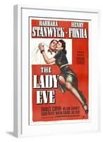 The Lady Eve, Henry Fonda, Barbara Stanwyck, 1941-null-Framed Art Print