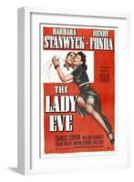 The Lady Eve, Henry Fonda, Barbara Stanwyck, 1941-null-Framed Art Print