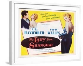 The Lady from Shanghai, 1947-null-Framed Giclee Print