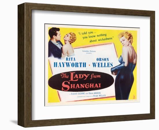 The Lady from Shanghai, 1947-null-Framed Giclee Print