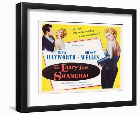 The Lady from Shanghai, 1947-null-Framed Giclee Print