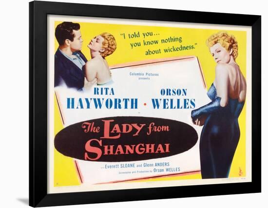 The Lady from Shanghai, 1947-null-Framed Giclee Print