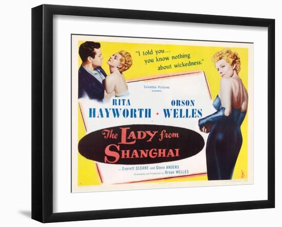 The Lady from Shanghai, 1947-null-Framed Giclee Print