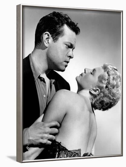 The Lady From Shanghai, Orson Welles, Rita Hayworth, 1947-null-Framed Photo