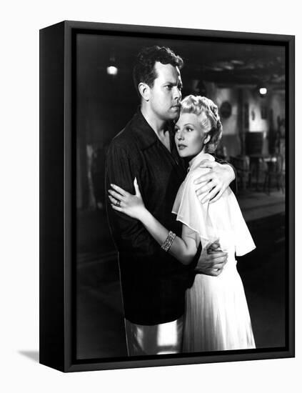 The Lady From Shanghai, Orson Welles, Rita Hayworth, 1947-null-Framed Stretched Canvas