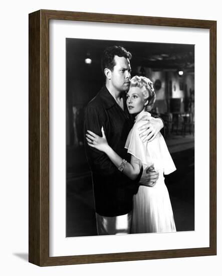 The Lady From Shanghai, Orson Welles, Rita Hayworth, 1947-null-Framed Photo