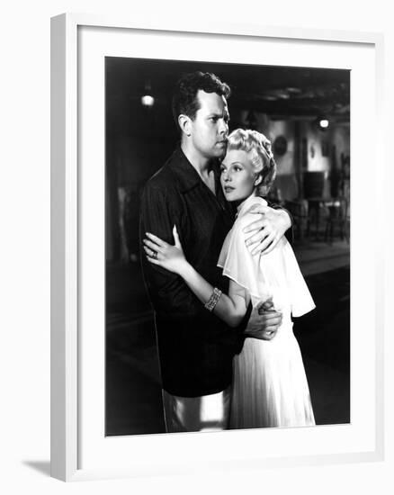 The Lady From Shanghai, Orson Welles, Rita Hayworth, 1947-null-Framed Photo