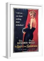 The Lady From Shanghai, Rita Hayworth, Directed by Orson Welles, 1947-null-Framed Giclee Print