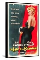 The Lady From Shanghai, Rita Hayworth, Directed by Orson Welles, 1947-null-Framed Stretched Canvas