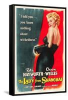 The Lady From Shanghai, Rita Hayworth, Directed by Orson Welles, 1947-null-Framed Stretched Canvas
