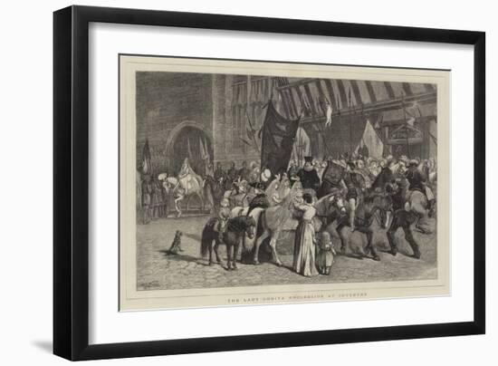 The Lady Godiva Procession at Coventry-Samuel Edmund Waller-Framed Giclee Print