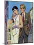 The Lady Had an Angle  - Saturday Evening Post "Leading Ladies", August 20, 1955 pg.21-Coby Whitmore-Mounted Giclee Print