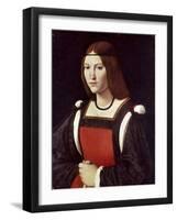 The Lady in Red-Giovanni Antonio Boltraffio-Framed Giclee Print