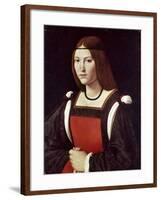 The Lady in Red-Giovanni Antonio Boltraffio-Framed Giclee Print