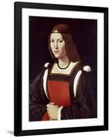 The Lady in Red-Giovanni Antonio Boltraffio-Framed Giclee Print