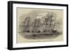 The Lady Kennaway in Tow of the Danish Vessels, Industrie and Nayaden-Nicholas Matthews Condy-Framed Giclee Print